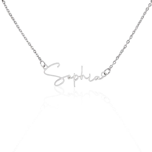 Signature Style Custome Name Necklace