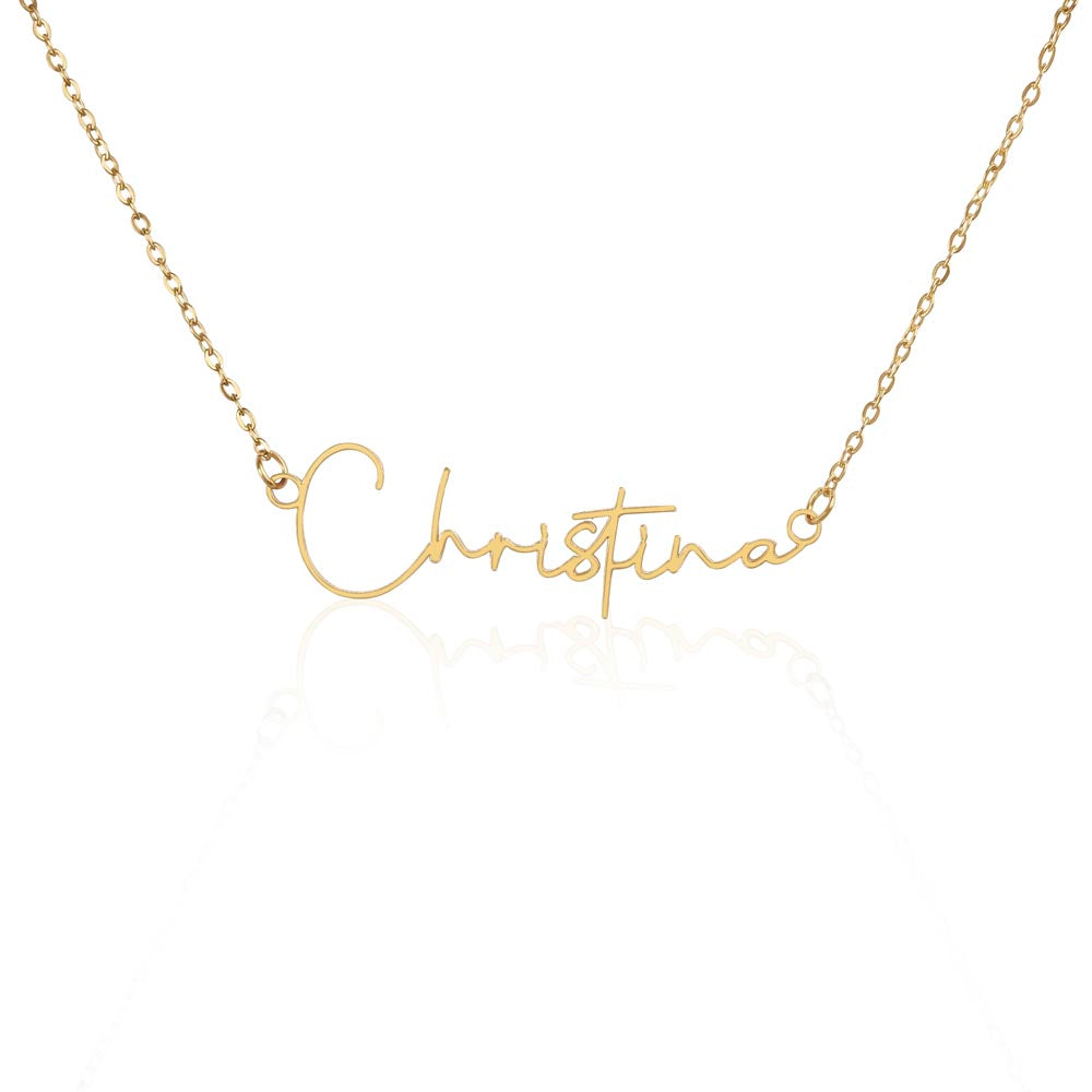 Signature Style Custome Name Necklace